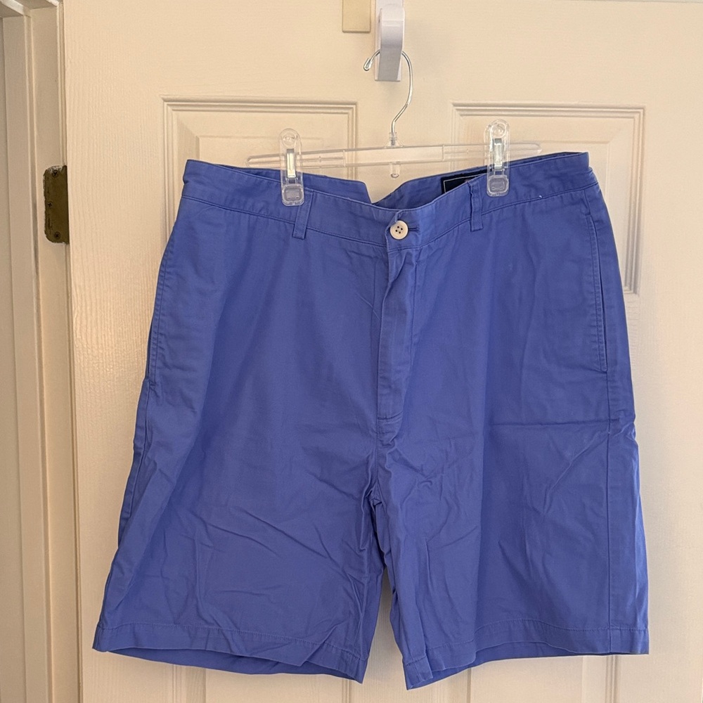 Vineyard Vines Blue Flat-Front Shorts